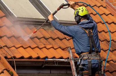 Démoussage et hydrofuge de toiture à Danizy